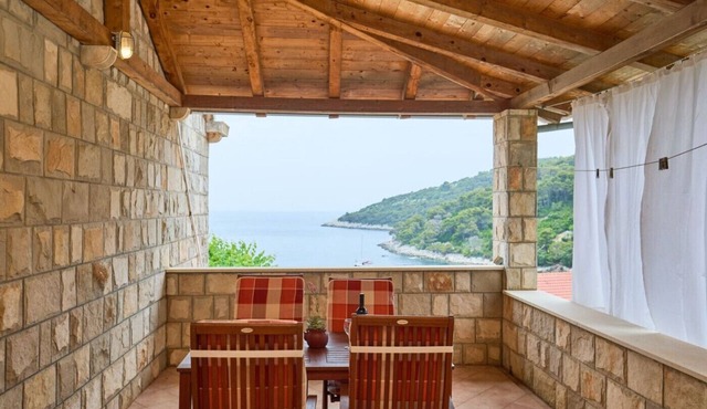 Apartment in Saplunara with Seaview, Balcony, Air condition, WIFI (5197-2)