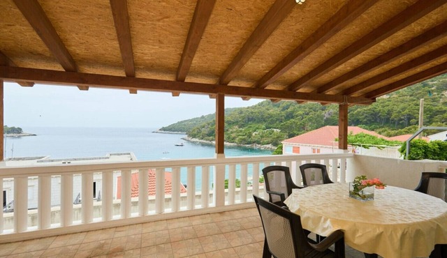 Apartment in Saplunara with Seaview, Terrace, Air condition, WIFI (5197-5)
