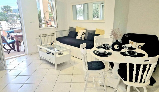 Apartment in Ston/Mali Ston with Seaview, Terrace, Air condition, WIFI (3588-2)
