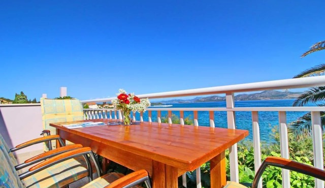 Apartments Stipo - Two Bedroom Apartment with Balcony and Sea View (A3) in Janjina