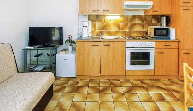 Beach front apartment in Lucija with WiFi in Lucija