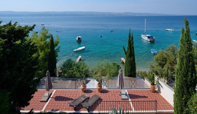 Beachfront Villa Aestas with stunning view/5 Bedrooms, 6 Bathrooms
