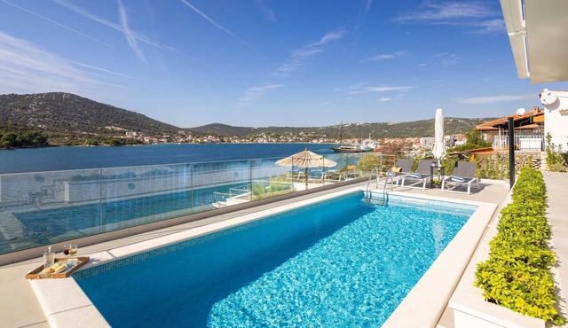 Beachfront Villa Mila M with Pool