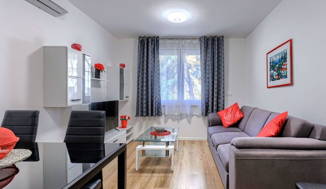 Beautiful apartment for 4 guests with A/C, WIFI, TV and pets allowed in Poreč