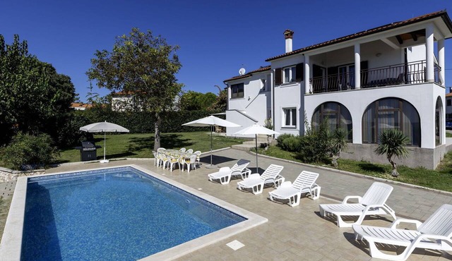 Beautiful apartment with private pool, A/C, WIFI, TV, terrace, pets allowed and panoramic view in Pazin