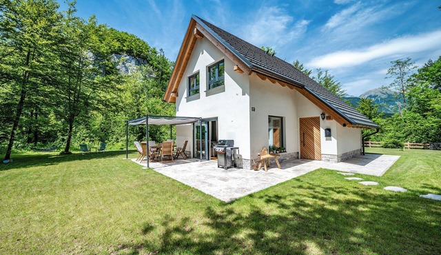 Beautiful new house in nature near Lake Bohinj with mountain views in Bohinjsko jezero