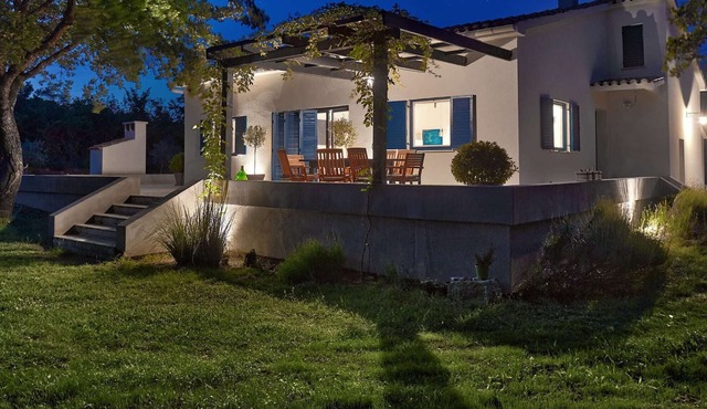 Beautiful villa with private pool on island Krk, ideal for lovers of nudism