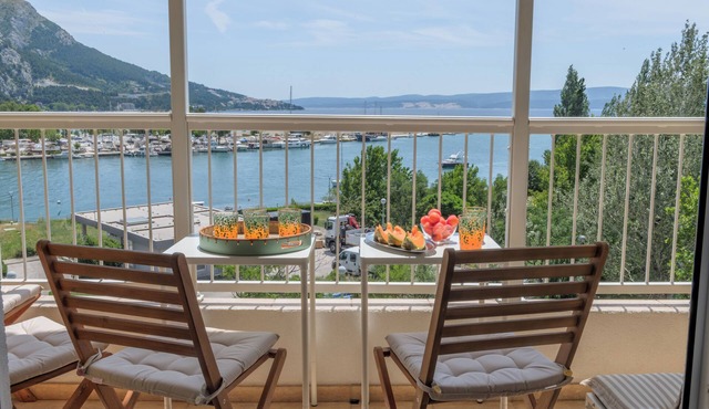 Beautifull attic over the sea and river coust, panoramic sea view