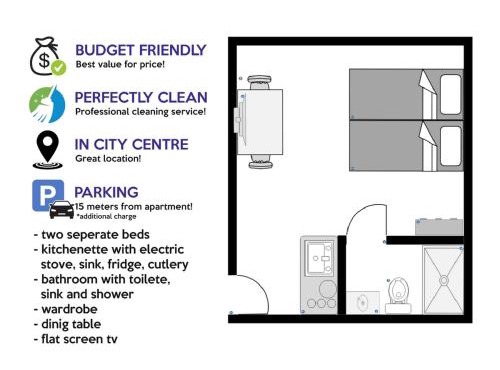Budget Apartment LeLo Center 4