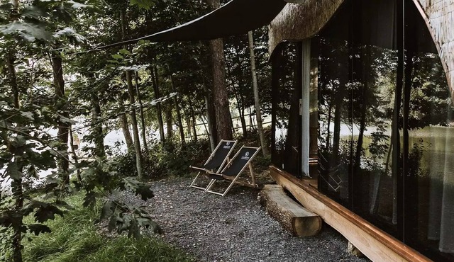 Cabane Forêt 2 adults + 1 child up to 17 years old in Sveti Jurij ob Scavnici