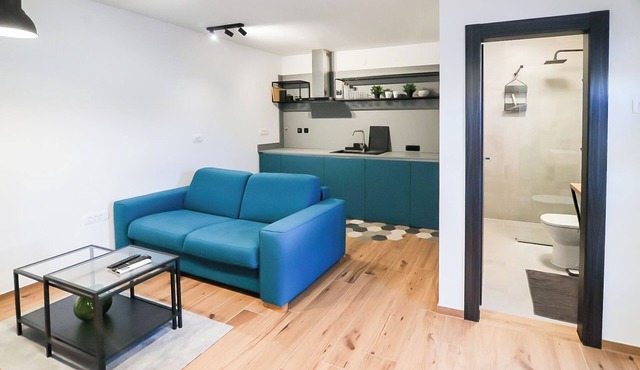 Charming 1-bedroom apartment with WiFi, AC in excellent Osijek