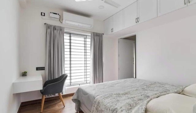 Charming 2-bedroom apartment with WiFi, AC in Chennai in Chennai