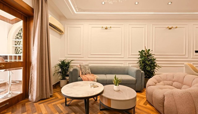 Charming 2-bedroom apartment with fitness room, WiFi in delightful Arpora in Arpora