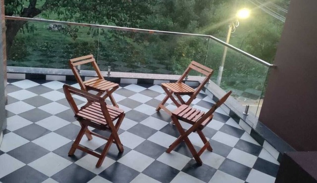 Charming 3-bedroom villa with AC in delightful @ eDEN Beach China Veerampattinam in Chinna Veerampattinam