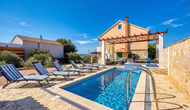 Coastal Paradise Villa with Pool, Sveti Filip i Jakov, Croatia