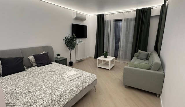 Cortina North-Luxury Brand New Apartment with Parking and Self Check-in in Voluntari