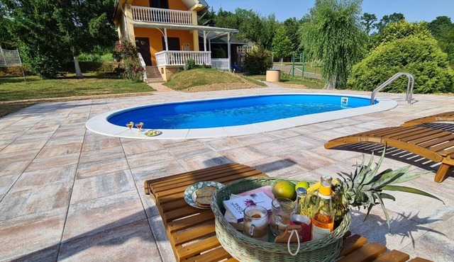 Cottage with garden, grill, and terrace
