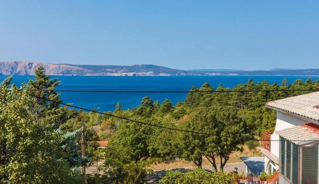 Cozy apartment in Klenovica with house sea view