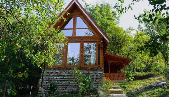 Cozy cabin on the hills in Bertea
