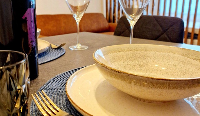 Designer-furnished Studio Apartment for a single person or a couple.