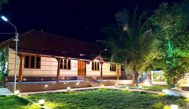 Eco Serenity Pet-friendly Charming 2-BHK Villa With Lush Garden, Gazebo, Private Pool & Open Dining Close to Nandi Hills in Nandigunda