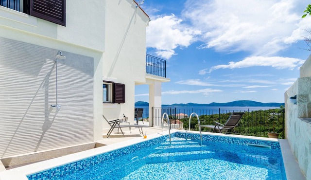 Excellent Ston Villa | 3 Bedrooms | Villa Sofija | Private Pool | Stunning Sea Views