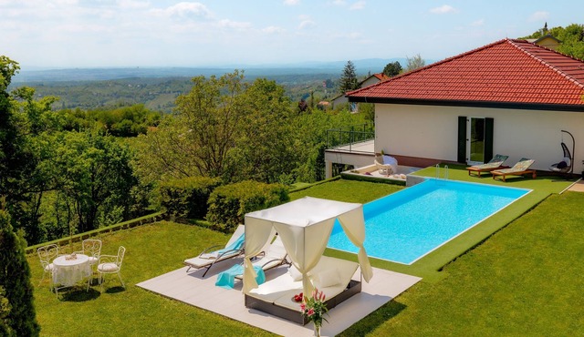Family friendly house with a swimming pool Vlaškovec, Prigorje (K-20616)
