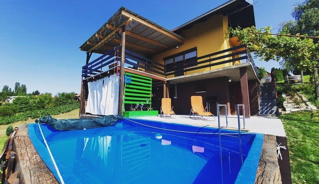 Family friendly house with a swimming pool Dragoslavec, Medimurje (K-18095)