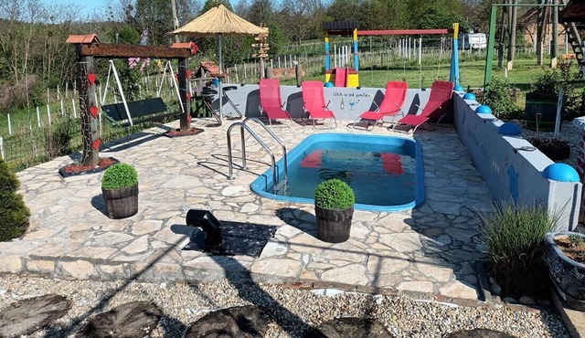 Family friendly house with a swimming pool Segovina, Zagorje (K-20702)