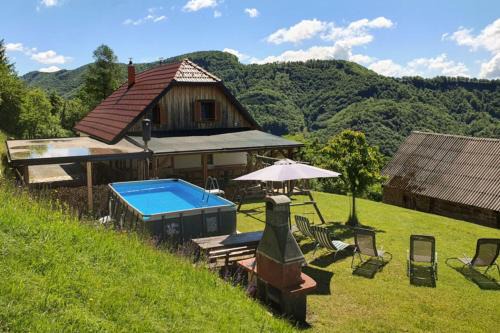 Farmhouse & The Cabin at St Donat's in Rogatec