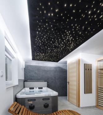 Franc Holiday House With a Spacious Terrace, Hot Tub And Sauna