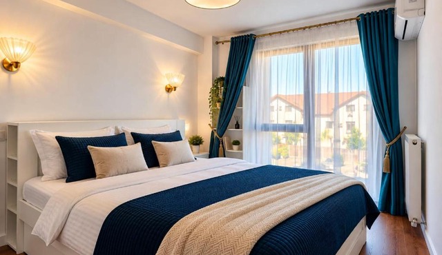 Free Breakfast - 2BR for 8 - 2 Baths - Parking - Near Metro in Bucharest