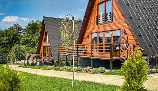 Gorgeous 3-bedroom cabin in charming Vârfu Dealului perfect for relaxing in Vârfu Dealului