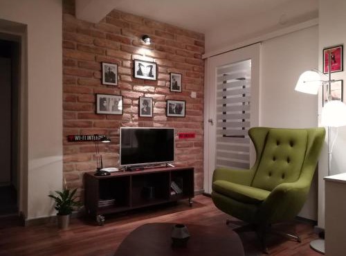 Gray apartment in Belgrade
