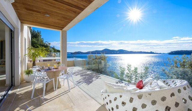High end design luxurious villa,breathtaking view,private beach,local mangement in Zaton