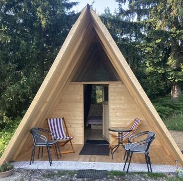 Hillside Bio Glamping in Prebold