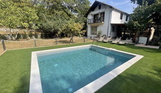Holiday home in a quiet location with a pool