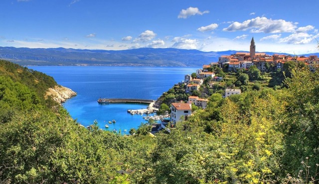Holiday Home in Vrbnik with Seaview, Terrace, Air condition, WIFI (3672-1)