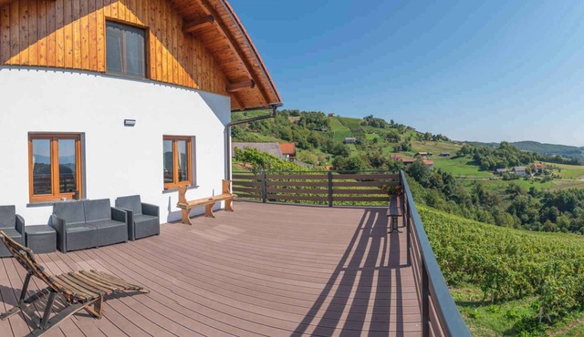 Holiday home with beautiful view in Tržišče