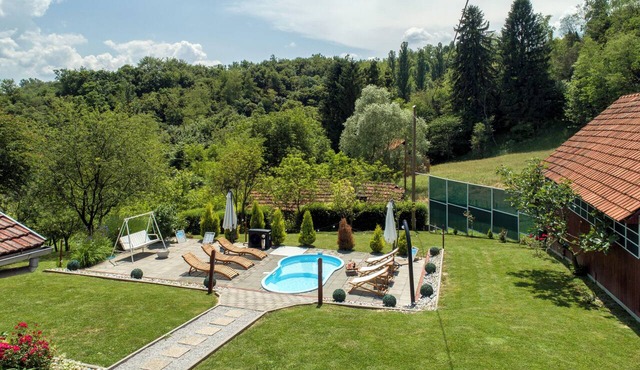 Home with spa, pool and game room in the heart of Zagorje hills