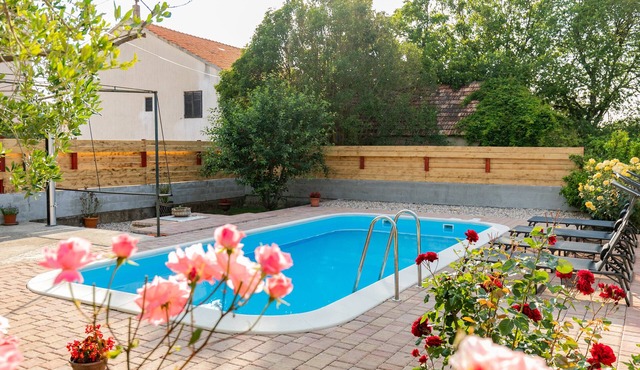 Lovely vacation home with outdoor pool.