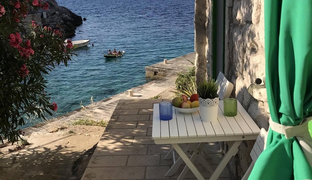 Lucica on Lastovo Beachfront House #2 With A/C & WIFI