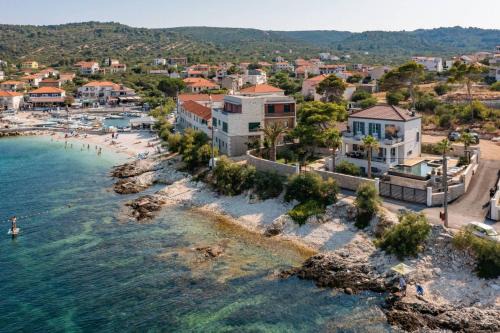 Luxury beachfront villa Sensation Ciovo with pool & jacuzzi in Slatine