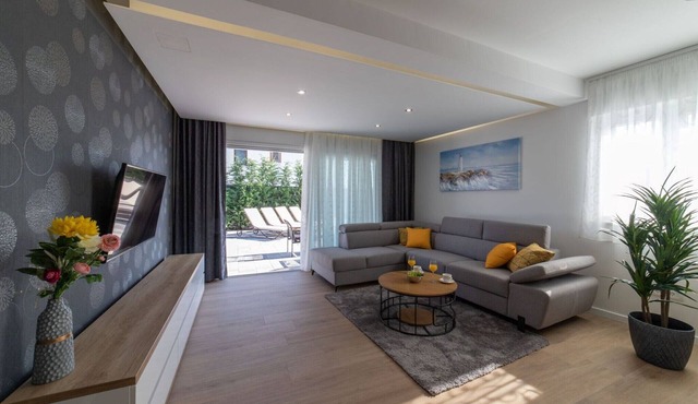 Luxury villa with heated pool