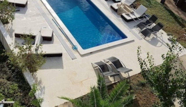Luxury villa with private heated pool and sea view 4 in Marina