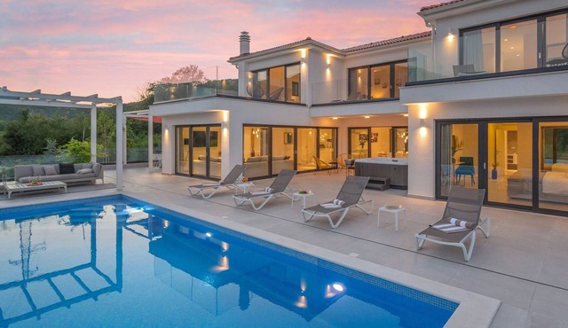 Modern Villa Alka, in Sinj, with a Pool