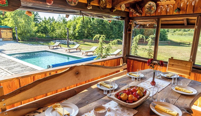 Modern villa with pool and jacuzzi in the heart of Lika by river and nature.