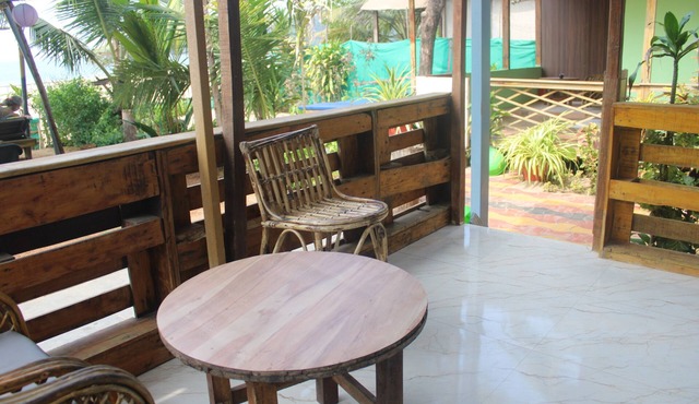 Monsoon agonda Beach view Hotel along with mountain view on both end in Canacona