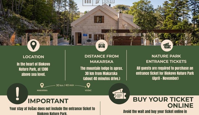 Mountain lodge Vošac - Makarska Exklusiv