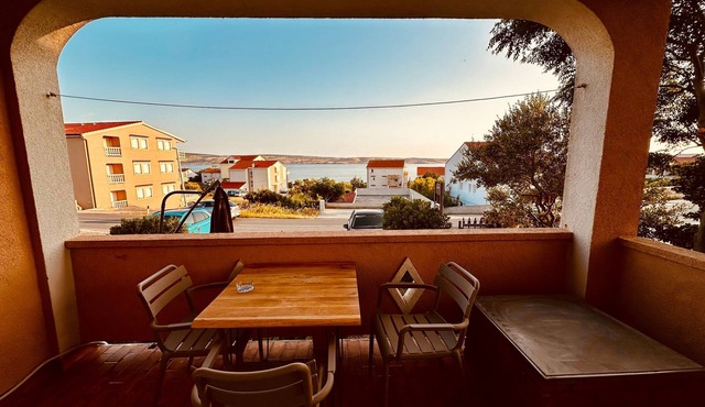 One bedroom apartment with terrace and sea view Vidalići, Pag (A-24330-b) in Novalja
